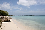 Aruba - Lonely beach near Oranjestad