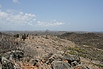 Aruba - View from Cero Jamanota over the Arikok National Park (with 188 m the highest mountain of the islnds)