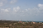 Aruba - View from California Lighthouse to Malmok, in the background Palm Beach