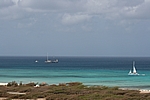 Aruba - Blick vom California Lighthouse auf Malmok Beach