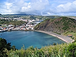 Insel Faial (Azoren) - Blick auf Horta und Baia do Porto Pim
