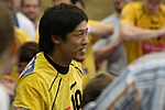 Auch Hirotaka Kawada machte sein letztes Spiel und wurde feierlich verabschiedet
