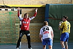 Oleg Deiko beim Siebenmeter gegen Steve Müller