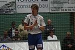 Jan Löffler betet für ein gutes Spiel ;-)