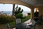 Curacao - Terrasse unserer Villa im Royal Sea Aquarium Resort
