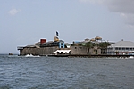 Willemstad (Curacao) - Riffort, das Fort auf der gegenüberliegenden Seite in Otrobanda