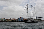 Willemstad (Curacao) - Segelschiff auf dem Sint Annabaai zwischen Punda und Otrobanda
