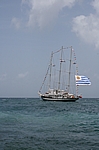 Willemstad (Curacao) - Segelschiff verlässt Curacao