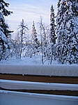 Finnisch Lappland - Blick von der Veranda zum See
