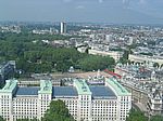 Blick aus dem London Eye auf Horse Guards Parade