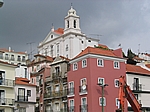 Lissabon - Am Miradouro de Santa Luzia