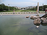 Lissabon - Blick vom Denkmal auf Parque Eduardo VII und die Avenida da Liberdade