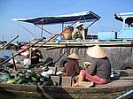 Im Mekong-Delta - Schwimmender Markt