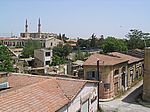 Lefkosia (Nicosia) - (Heimlicher) Blick vom Dach eines Hauses hinüber in den türkischen Teil