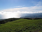 Insel Sao Miguel (Azoren) - Ferner Blick auf die Inselhauptstadt Ponta Delgada