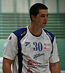 Neuzugang aus Rumänien: Cristian Telehuz - riesengroß, kräftig, mit Nachteilen in der Schnellig- und Beweglichkeit (diplomatisch ausgedrückt)