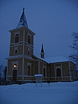Finnisch Lappland - Alte Holzkirche von Muonio (1817)