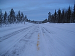 Finnisch Lappland - Die Hauptstraße zwischen Muonio und Kittilä