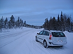 Finnisch Lappland - Unser "Schneemobil"