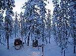 Finnisch Lappland - Mit den Dingern kommt man (fast) überall durch