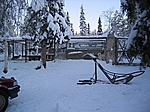 Finnisch Lappland - Huskyfarm, Ausgangspunkt unserer Hundeschlittentour