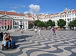 Lissabon - Rossio, seit dem 14. Jh. Lissabons zentraler Punkt