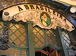 Lissabon - Café A Brasileira, beliebter Treffpunkt seit 1922