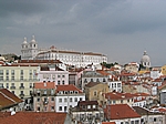 Lissabon - Blick vom Miradouro de Santa Luzia