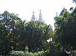 Lissabon - Blick aus dem Jardim da Estrela auf die Basilica da Estrela