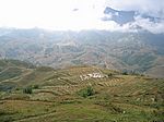 An der chinesischen Grenze im Bergland um Sapa - Landschaft