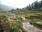 An der chinesischen Grenze im Bergland um Sapa - Landschaft