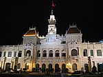 Saigon - Rathaus bei Nacht
